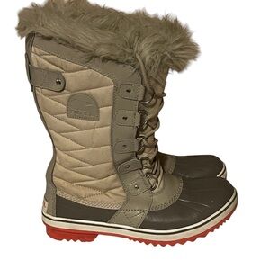 Sorel Tofino 11 Waterproof Coated Canvas Snow Boots Sz 9